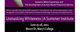 In Education: Unmasking Whiteness A Summer Institute